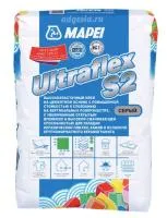 Высокоэластичный клей Ultraflex S2, Mapei 25 кг, серый